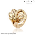 12866 China Großhandel Xuping Fashion Elegante 18 Karat Gold Perle Frau Ring